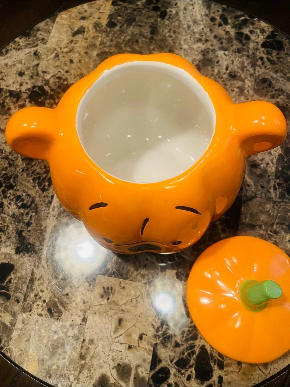 Halloween Winnie the Pooh Pumpkin Candy Jar - Orange